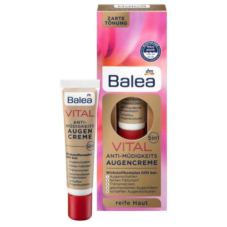 کرم دورچشم 5کاره ضدچروک رنگی بالهآ مدل ویتال حجم 15میل