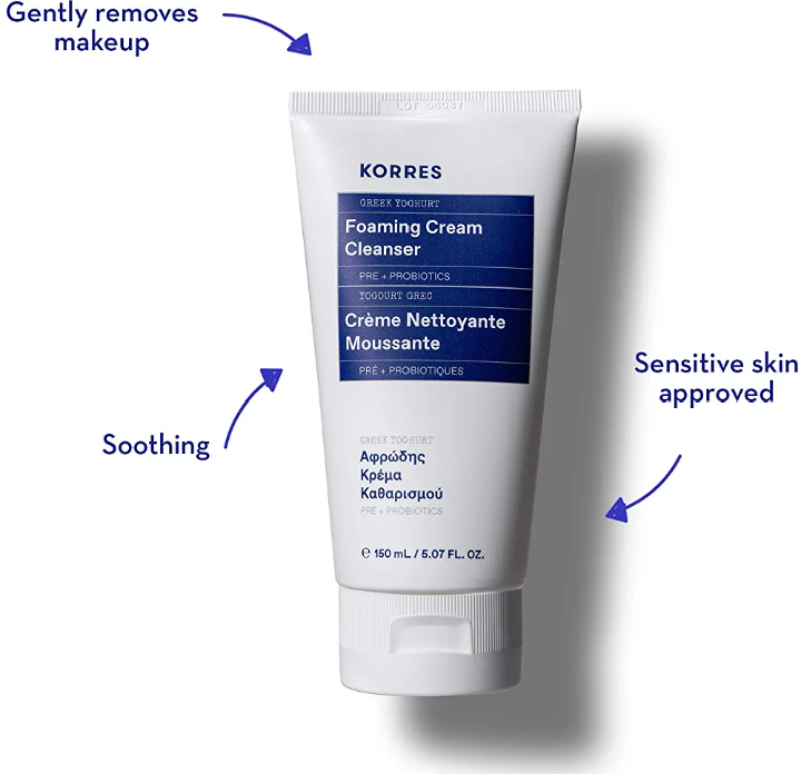 فوم شستشوی صورت کرمی حاوی ماست یونانی کورس حجم 75 میل