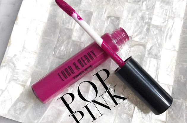 رژلب مایع مات لرد اند بریlord&berry رنگ pop pink فول سایز