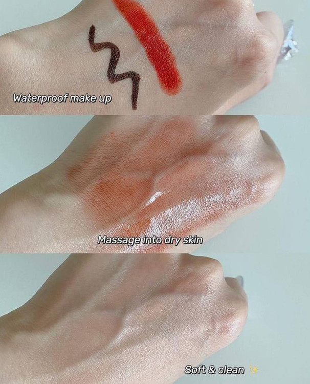 روغن کلینزر پاک کننده آرایش کوسه ژاپن پکیجینگ اصلی و ریفل