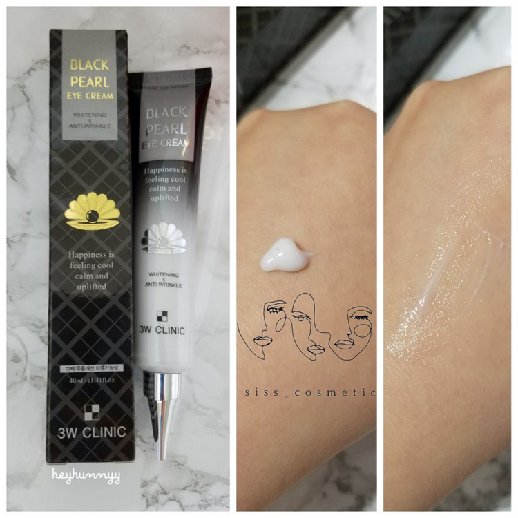 کرم دور چشم ضد چروک مروارید سیاه تری دبلیو کلینیک حجم 40 میل