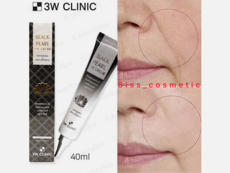 کرم دور چشم ضد چروک مروارید سیاه تری دبلیو کلینیک حجم 40 میل