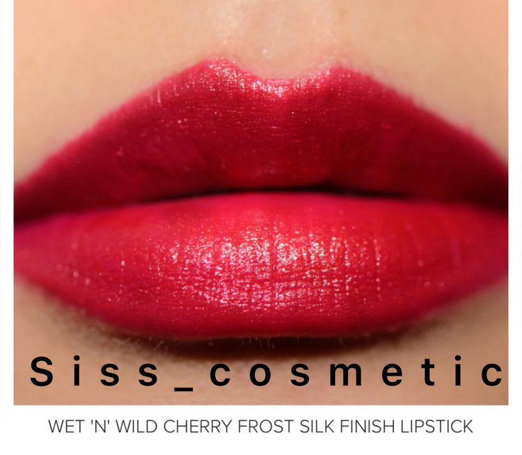 رژ لب جامد سیلک فینیش وت اند وایلد رنگ cherry frost 539A حجم 3/5گرم فول سایز