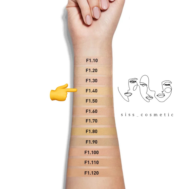 کرم پودر فول کاور فینیش مات مورف رنگ F1.40 حجم30میل