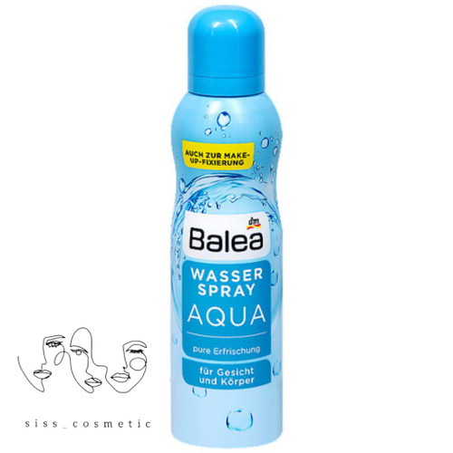 اسپری آب خنک کننده و فیکس کننده آرایش و آبرسان صورت و بدن باله آ حجم 150میل