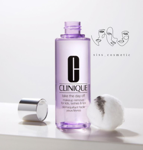 محلول پاک کننده دو فاز آرایش چشم و لب کلینیک(میکاپ ریموور کلینیک) حجم٣٠ و ۵۰ و ۱۲۵میل