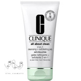 ژل لایه بردار و پاک کننده 2 در 1 کلینیک مدل All About Clean حجم150 و 30 میل