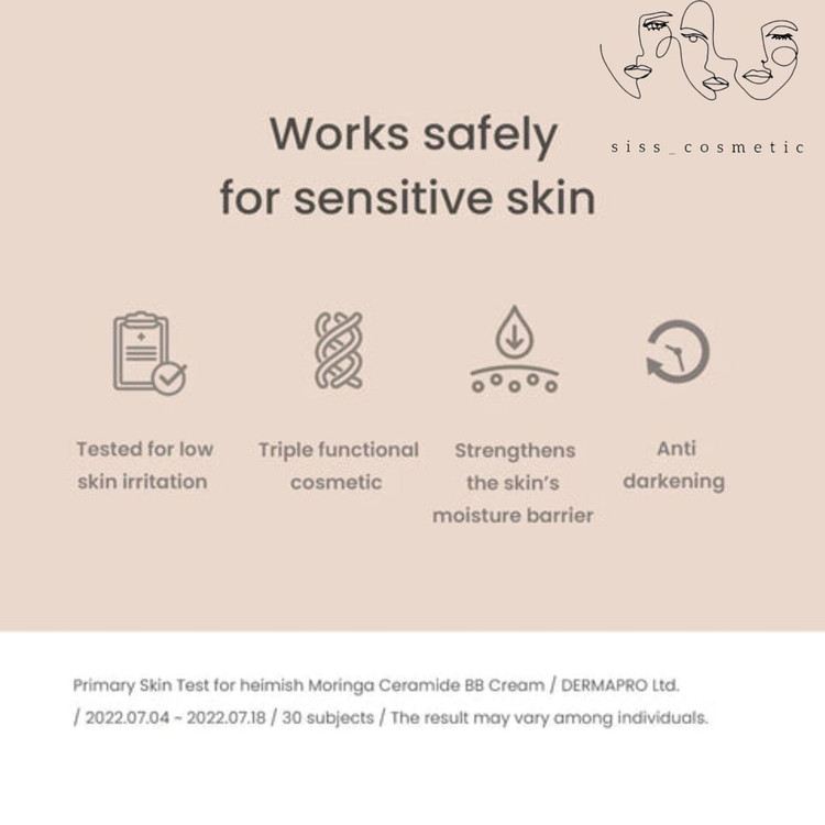 بی بی کرم مورینگا سرامید هیمیشSPF30 رنگ 19Fair Beige حجم 30ml