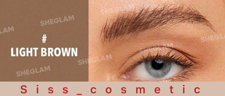 مداد ابرو دو طرفه و پیچی مدل فدری آنجلد شیگلم رنگ LIGHT BROWN حجم 0.2 گرم