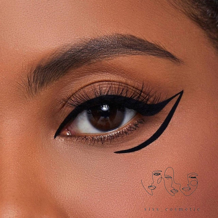 خط چشم ماژیکی ضدآب شیگلم رنگ BLACK حجم 0.5 میل