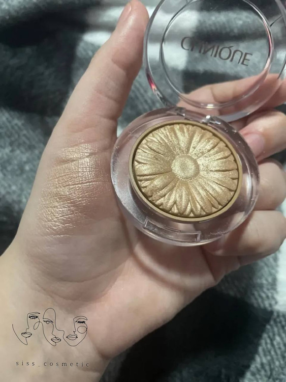 هایلایتر پودری درخشان کننده پوست چیک پاپ کلینیک رنگgold celebration pop مینی سایز 0.3 گرم