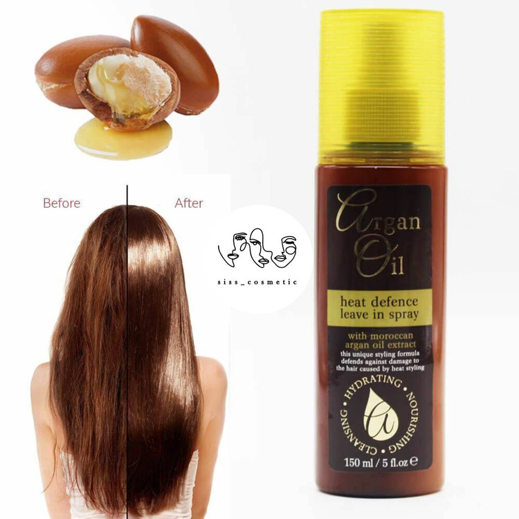 اسپری روغن آرگان ترمیم کننده و آبرسان محافظت کننده در برابر گرما حجم150 میل