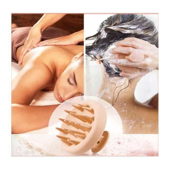 براش ماساژ(ماساژور)پوست کف سر فیتو ابعاد 9*8 سانتی متر