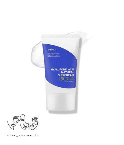 ضدآفتاب فیزیکی ایزنتریSPF+50PA++++ حجم50 میل