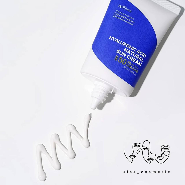 ضدآفتاب فیزیکی ایزنتریSPF+50PA++++ حجم50 میل