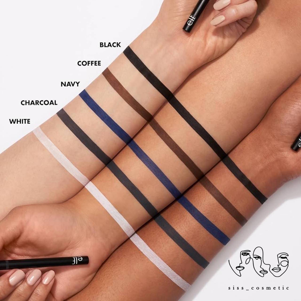 مداد چشم ساتنی الف رنگ coffee حجم0.85 گرم