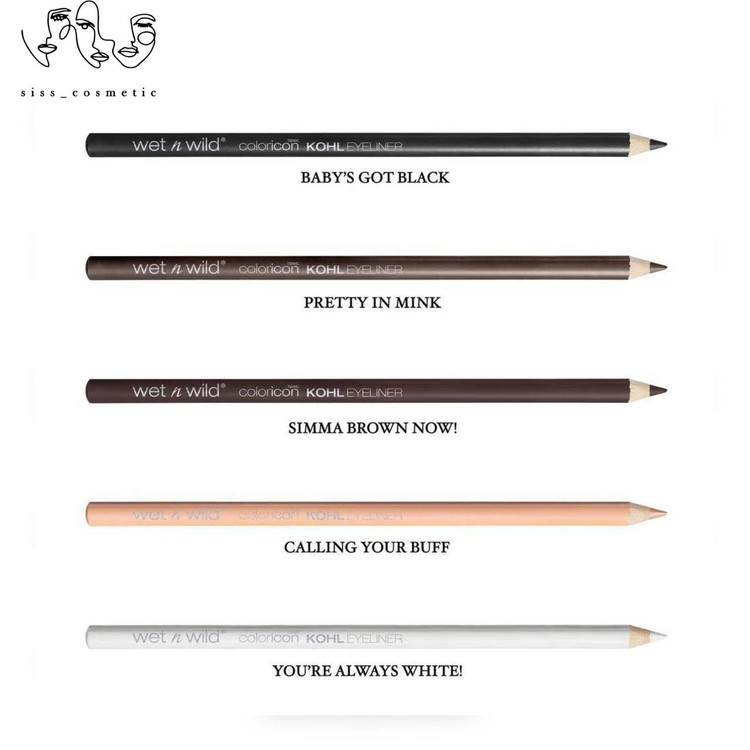 مداد چشم مشکی کالر آیکون وت اند وایلد رنگ Baby’s Got Black حجم فولسایز 1/4 گرم