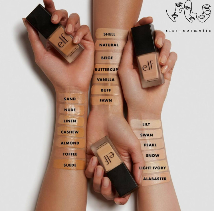 کرم پودر الف مدل Flawless satin رنگ PEARL و SAND حجم 20 میل