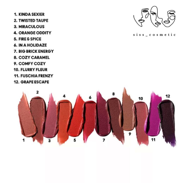 رژلب لب جامد مک مدل powder kiss رنگmiraculous وflurry fleur حجم مینی