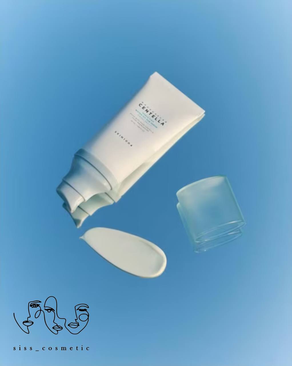 سرم ضد آفتاب آبرسان سنتلا SKIN 1004 هیالو سیکا + SPF 50 حجم 50 و 100‌میل  استیکی 20گرم