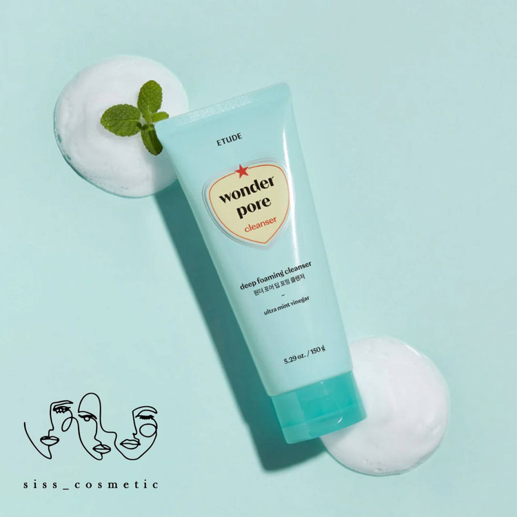 فوم شستشو صورت و پاک کننده منافذ اتود هاوس مدل wonder pore حجم150 گرم