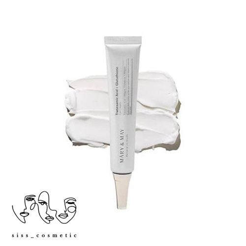 کرم دورچشم روشن کننده و ضد لک حاوی ترانگزامیک اسید و گلوتاتیون مری اند می حجم 12 گرم