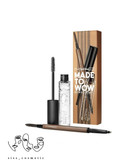 کیت ابرو مک شامل ژل ابرو و مداد ابرو مدلMADE TO WOW رنگLIGHT