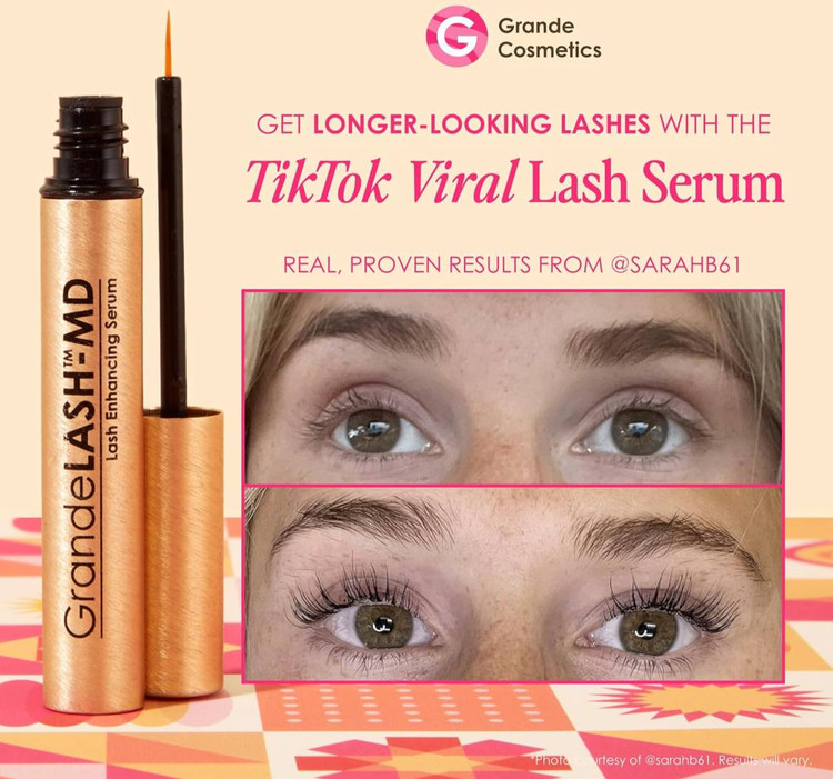 سرم تقویت کننده مژه گرندلش مدلGrande LASH-MD حجم2میل