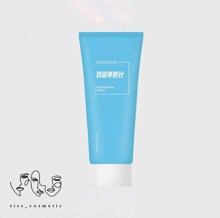 کرم مرطوب کننده پانتنول و هیالورونیک اسید گونگ اسکین gongskin حجم 100میل