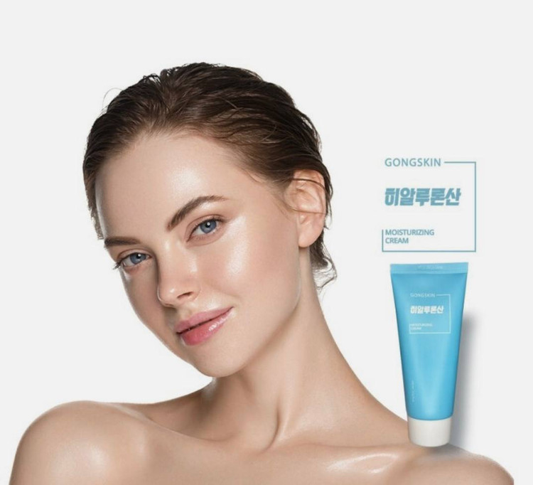 کرم مرطوب کننده پانتنول و هیالورونیک اسید گونگ اسکین gongskin حجم 100میل