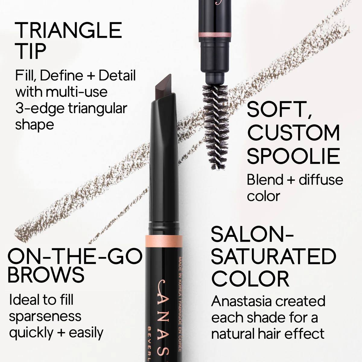 دیفاینر ابرو سرکج(هاشور ابرو)آناستازیا بورلی هیلز رنگ Medium Brown حجم0.1 گرم