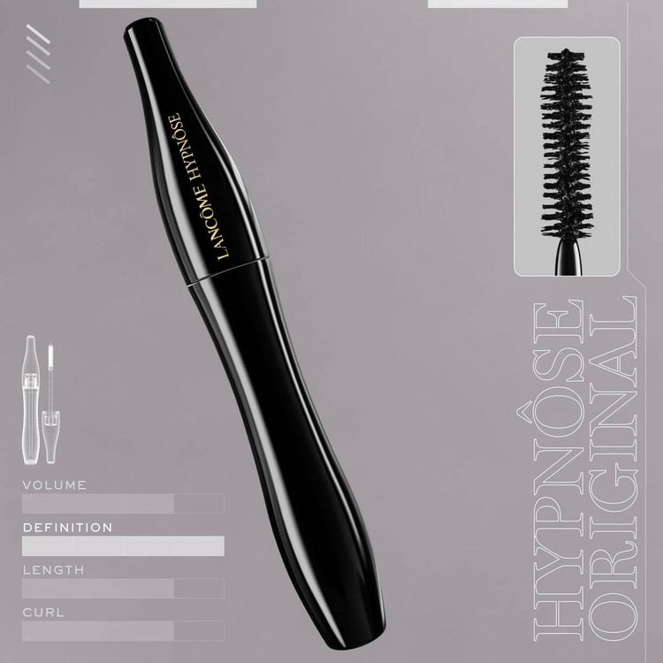 ریمل حجم دهندە و بلند کنندە لانکوم هیپونز رنگ01 Noir Hypnotic حجم 6.2 گرم