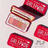 پالت رژ گونه،هایلایتر،برانزر دبالم مدل Autobalm GRL PWDR حجم 8 گرم