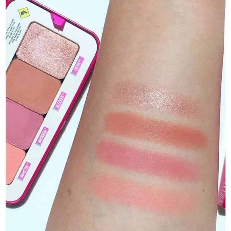 پالت رژ گونه،هایلایتر،برانزر دبالم مدل Autobalm GRL PWDR حجم 8 گرم