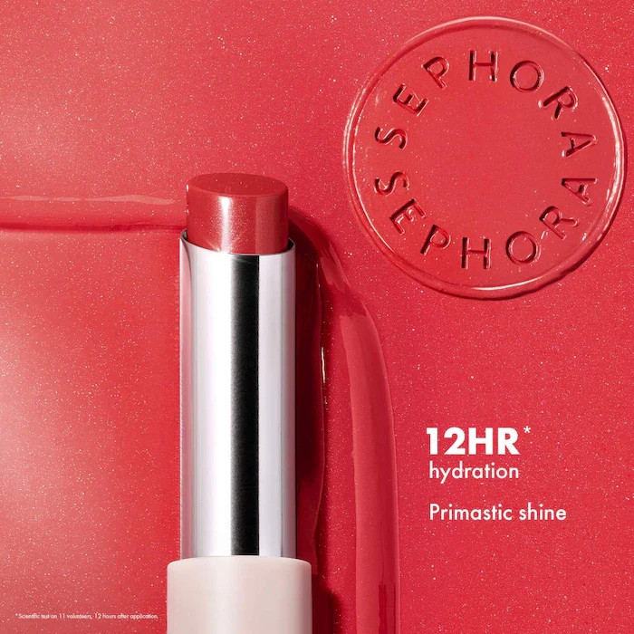 رژلب جامد شاینی سفورا رنگ 07 ROSE REFRACTION فول سایز