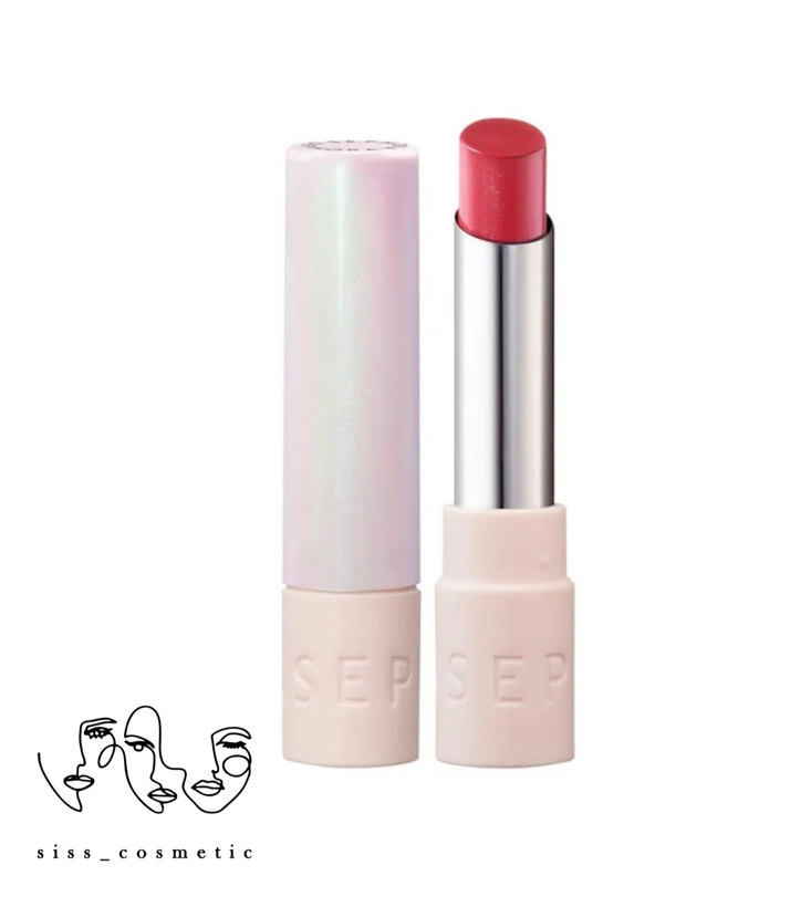 رژلب جامد شاینی سفورا رنگ 07 ROSE REFRACTION فول سایز