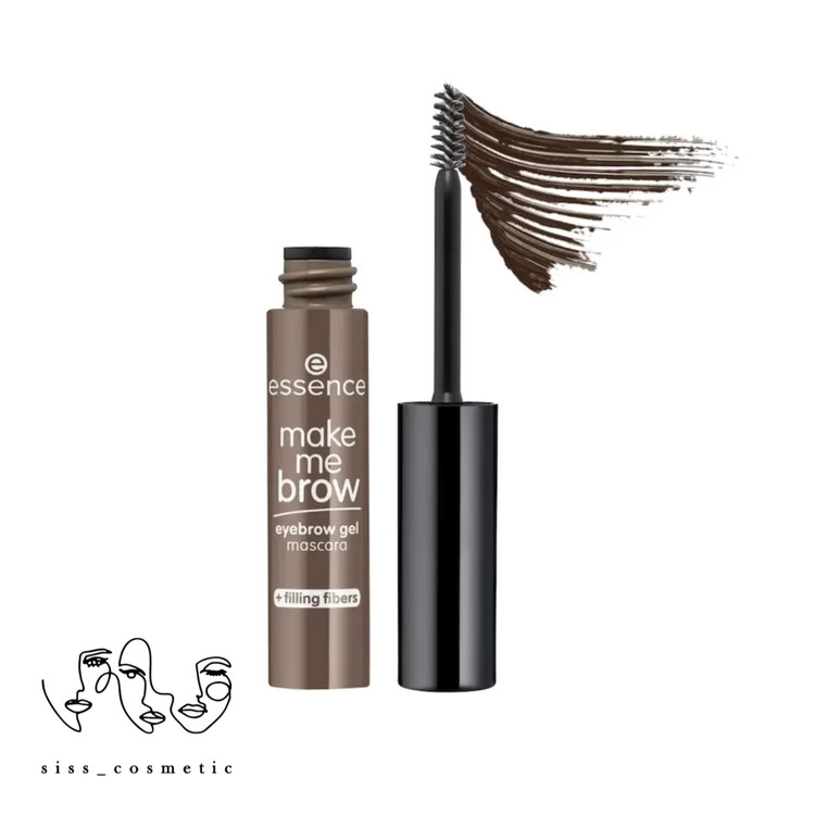 ژل و ریمل ابرو حالتدهنده اسنس مدل Make Me Brow رنگ07 Dark Brown حجم 3/8 میل