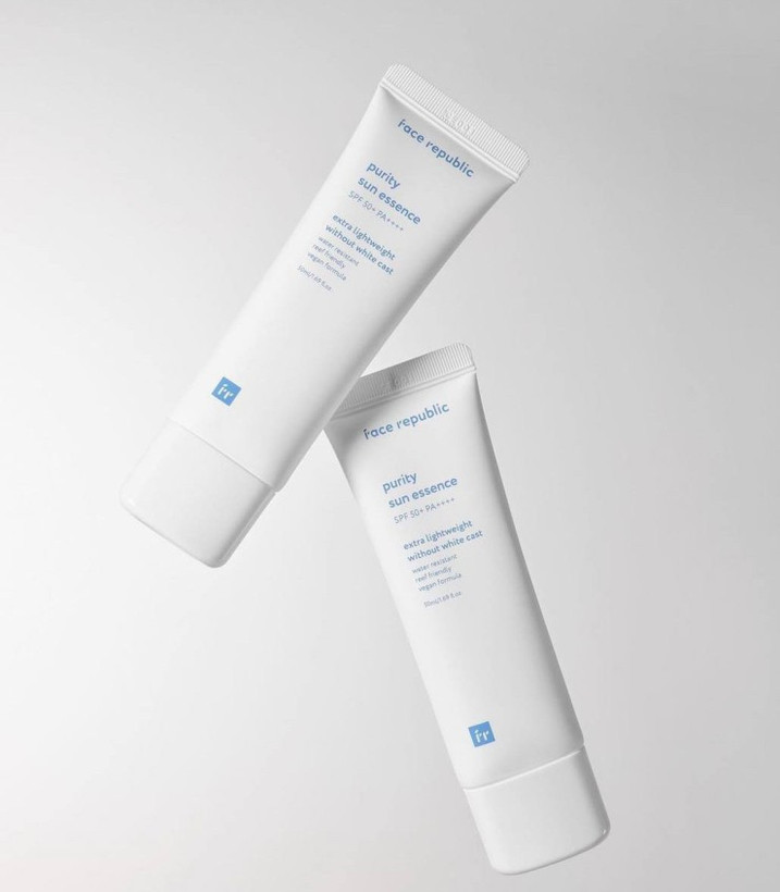 ضد آفتاب اسنسی فیس ریپابلیک SPF 50+pA++++ مناسب انواع پوست حجم 50میل
