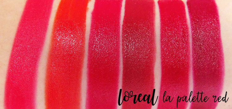 پالت رژ لب 6 رنگ لورال مدل COLOR RICHE MATTE