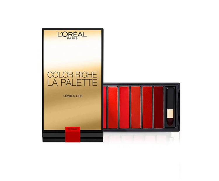 پالت رژ لب 6 رنگ لورال مدل COLOR RICHE MATTE