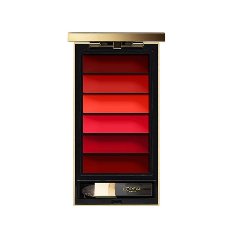 پالت رژ لب 6 رنگ لورال مدل COLOR RICHE MATTE