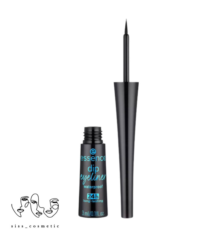 خط چشم کوزەای ضدآب اسنس مدل Dip eyeliner رنگ 01 Black حجم 3 میل