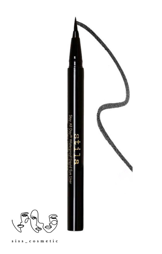 خط چشم ماژیکی ضدآب استیلا مدلStay All Day رنگ intense black مینی سایز حجم 0.25 میل