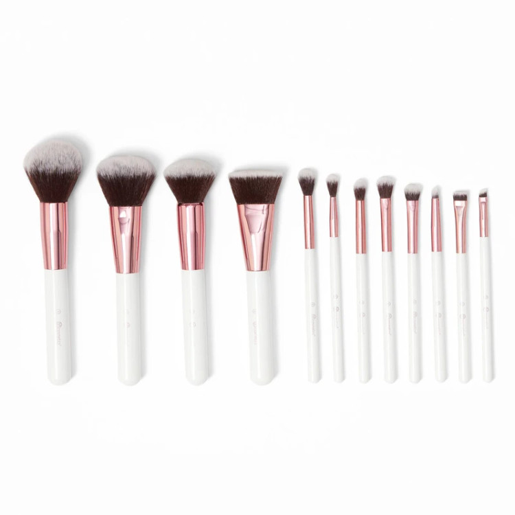 ست براش 12عددی بی اچ کازمتیک BH Cosmetics مدل کریستال کوارتز Crystal Quartz