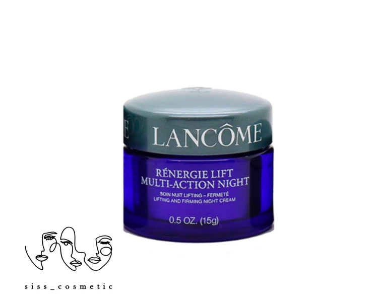 کرم شب چند کاره لیفت کننده و سفت کننده رینرژی لیفت لانکوم مولتی اکشن Lancome مینی سایز حجم 15 گرم(جداشدە از پک)