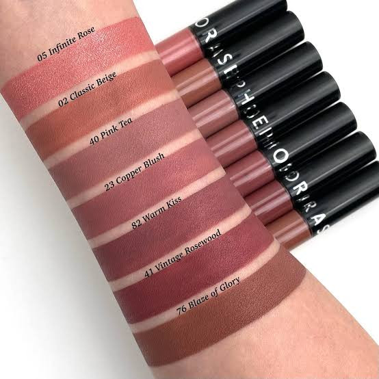 رژ لب مایع مات سفورا مدل Cream lip stain رنگ 05 INFINITE ROSE فولسایز