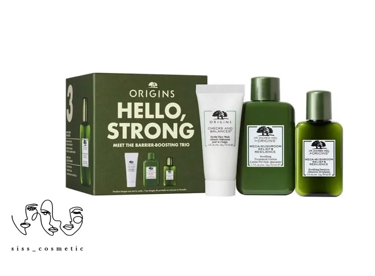 پک ٣عددی مراقبت پوستی اوریجینز مدل HELLO, STRONG