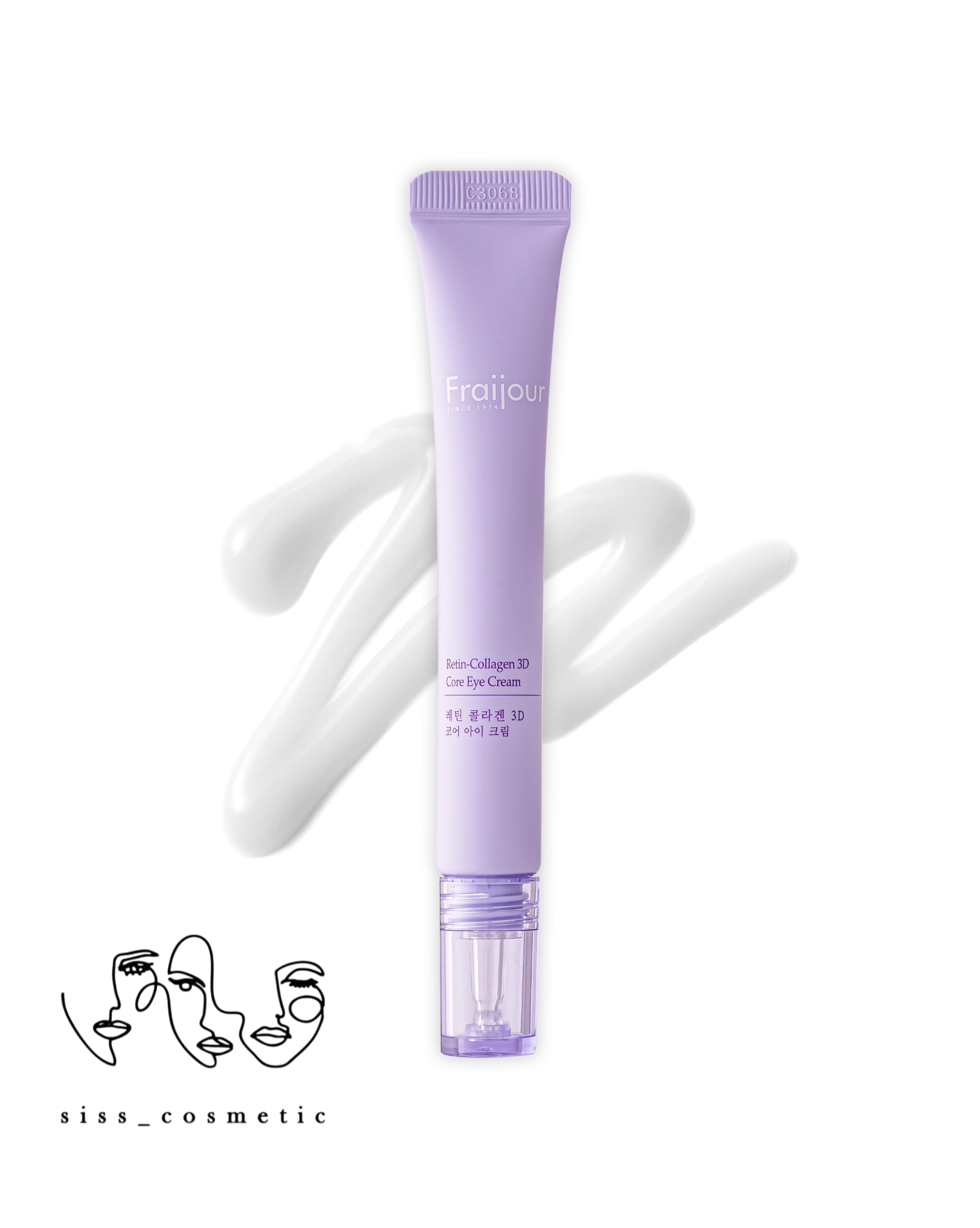 کرم دورچشم و صورت ضد چروک رتین کلاژن 3D فریجور حجم 15 میلFraijour Retin-Collagen 3D Core Eye Cream 15ml